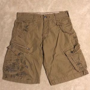 Guess khaki cargo shorts